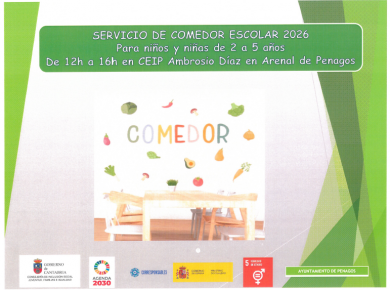Servicio de comedor escolar 2026